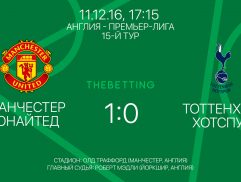 Обзор матча Манчестер Юнайтед - Тоттенхэм Хотспур 11 декабря 2016
